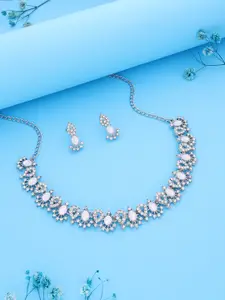 Anouk Gold-Plated Earring & Necklace Set