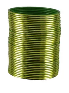 Vidhya Kangan Green Bangle Set