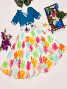 Shoryam Fashion Girls Viscose Rayon Ready to Wear Lehenga Choli