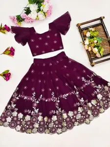 Shoryam Fashion Girls Silk Georgette Ready to Wear Lehenga Choli