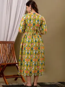 FASHION CLOUD Women Printed A-Line Kurti