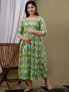FASHION CLOUD Women Printed A-Line Kurti
