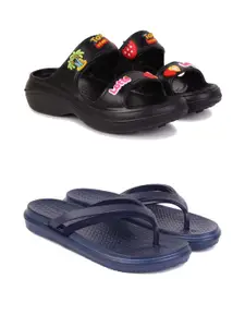 PENNEN Women Multicoloured Thong Flip-Flops