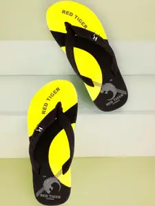 Style Height Men Yellow Flip Flops