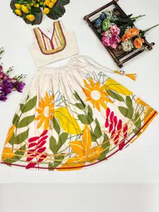 Shoryam Fashion Girls Viscose Rayon Ready to Wear Lehenga Choli