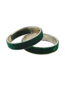 Vidhya Kangan Green Bangle Set