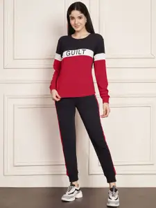 DTR FASHION Printed T-Shirt With Trousers Co-Ords