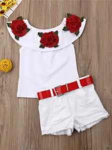 INCLUD Girls Top with Shorts