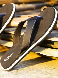 Style Height Men Black Flip Flops