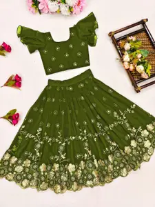 Shoryam Fashion Girls Silk Georgette Ready to Wear Lehenga Choli