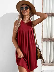 StyleCast Women Solid A-Line Regular Above Knee Dress