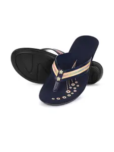 PENNEN Women Multicoloured Thong Flip-Flops