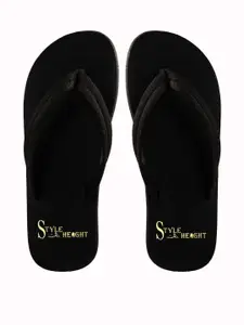 Style Height Men Black Flip Flops