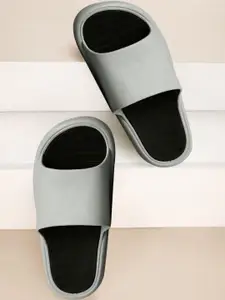 Style Height Men Grey Flip Flops