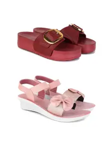 PENNEN Women Multicoloured Thong Flip-Flops