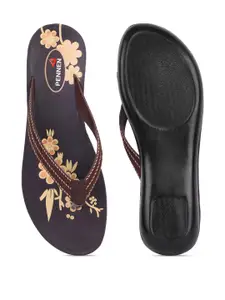 PENNEN Women Multicoloured Thong Flip-Flops
