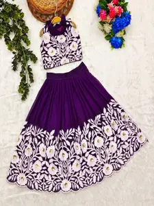 Shoryam Fashion Girls Silk Georgette Ready to Wear Lehenga Choli