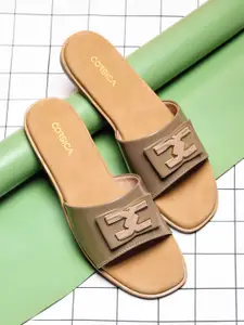 CORSICA Women Open Toe Flats