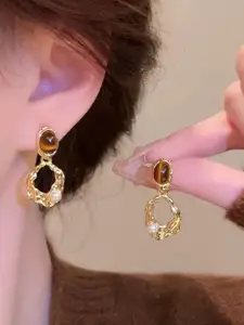 MEENAZ Geometric Drop Earrings