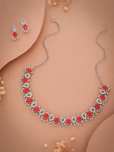 Anouk Gold-Plated Earring & Necklace Set