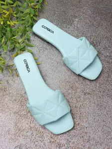 CORSICA Women Slip-On Open Toe Flats