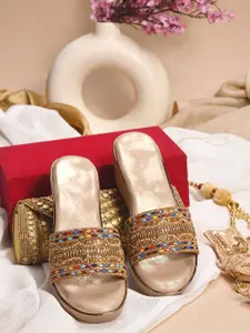 Froh Feet Women Open Toe Wedge Heel Sandals