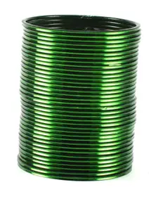 Vidhya Kangan Green Bangle Set