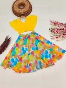 Shoryam Fashion Girls Silk Georgette Ready to Wear Lehenga Choli