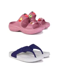 PENNEN Women Multicoloured Thong Flip-Flops