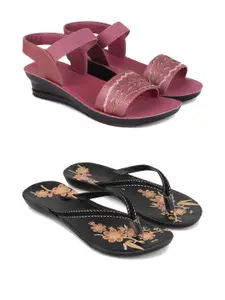 PENNEN Women Multicoloured Thong Flip-Flops