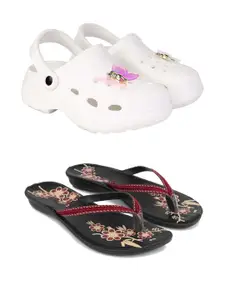 PENNEN Women Multicoloured Thong Flip-Flops