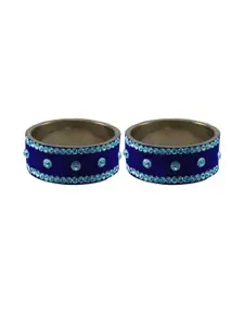 Vidhya Kangan Women Blue Brass Bangle