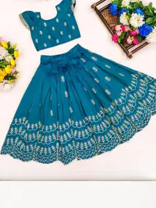 Shoryam Fashion Girls Art Silk Ready to Wear Lehenga Choli