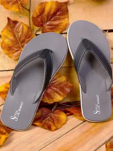 Style Height Men Grey Flip Flops