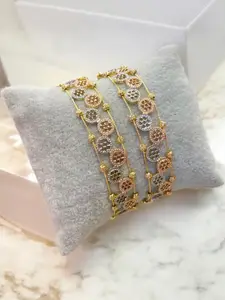 FAA FASHION Copper Gold-Plated Bangles