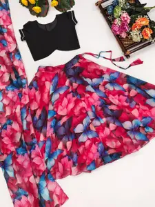 Shoryam Fashion Girls Silk Georgette Ready to Wear Lehenga Choli