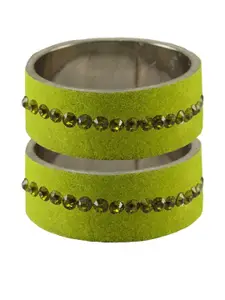 Vidhya Kangan Women Green Brass Bangle