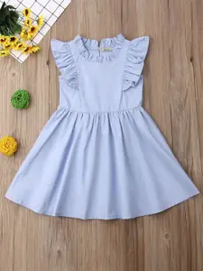 INCLUD Girl's Sleeveless Fit & Flare Knee Length Dress