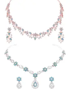 Anouk Gold-Plated Earring & Necklace Set