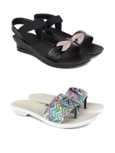 PENNEN Women Multicoloured Thong Flip-Flops