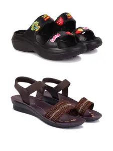 PENNEN Women Multicoloured Thong Flip-Flops