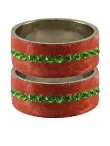 Vidhya Kangan Pich Stone Stud Brass Bangle