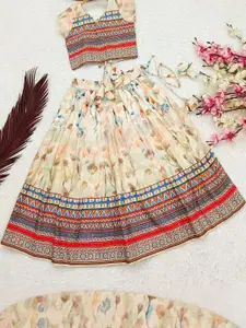 Shoryam Fashion Girls Viscose Rayon Ready to Wear Lehenga Choli