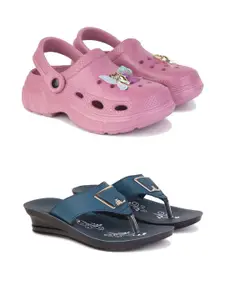 PENNEN Women Multicoloured Thong Flip-Flops