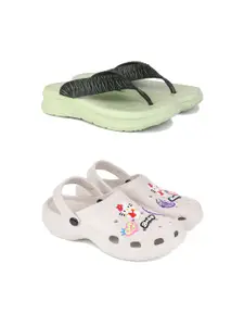 PENNEN Women Multicoloured Thong Flip-Flops