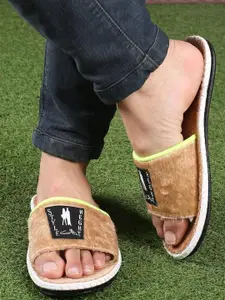 Style Height Men Tan Flip Flops