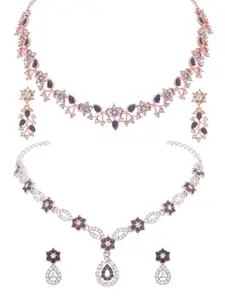 Anouk Gold-Plated Earring & Necklace Set