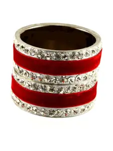 Vidhya Kangan Red Bangle Set