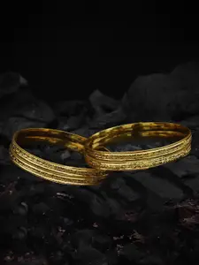 JILL FASHION  Set Of 4 Gold-Plated Bangles