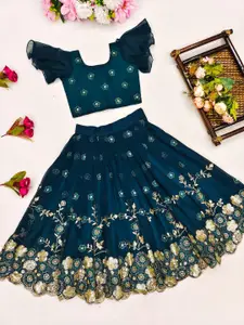 Shoryam Fashion Girls Silk Georgette Ready to Wear Lehenga Choli